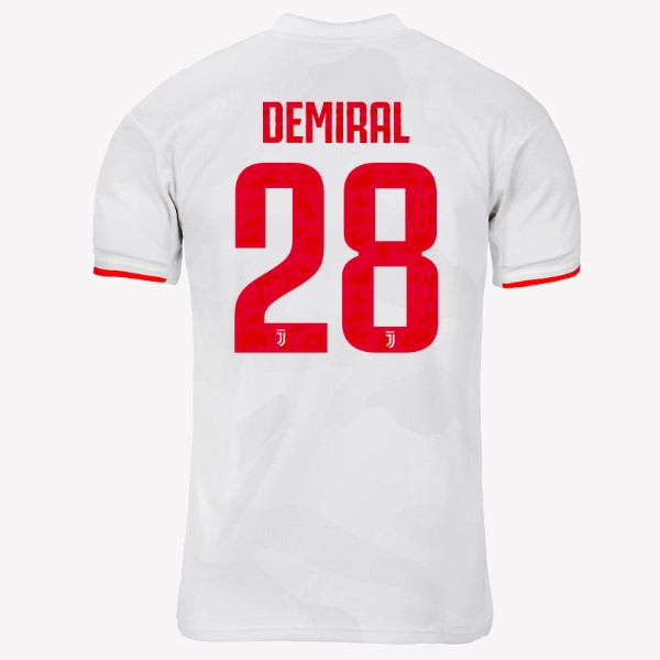 Trikot Juventus NO.28 Demiral Auswarts 2019-20 Grau Weiß Fussballtrikots Günstig